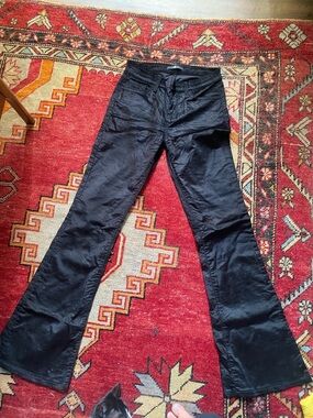 7 For All Mankind Black Flared Women's Jeans